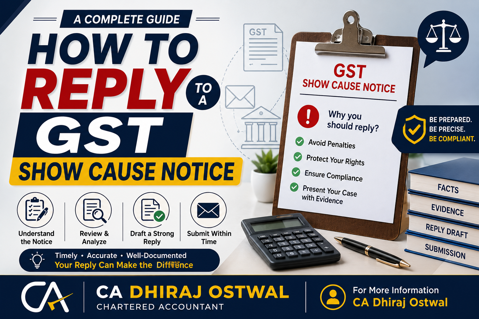 How To Reply To A GST Show Cause Notice